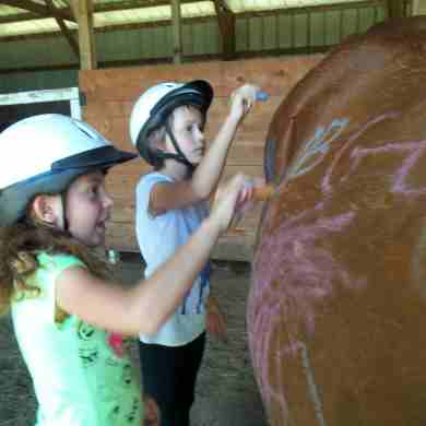 Summer camp with horses